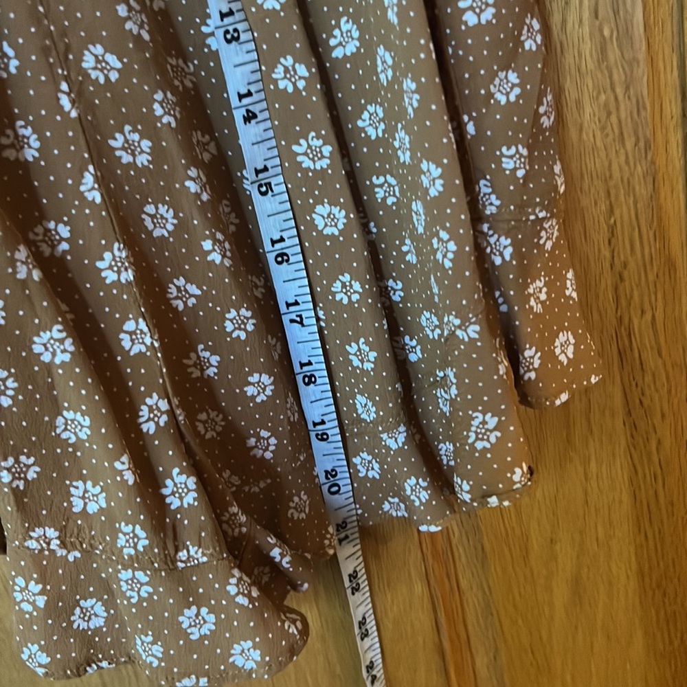 Planet Blue Blue Life Burnt Orange Romper - Picture 9 of 11